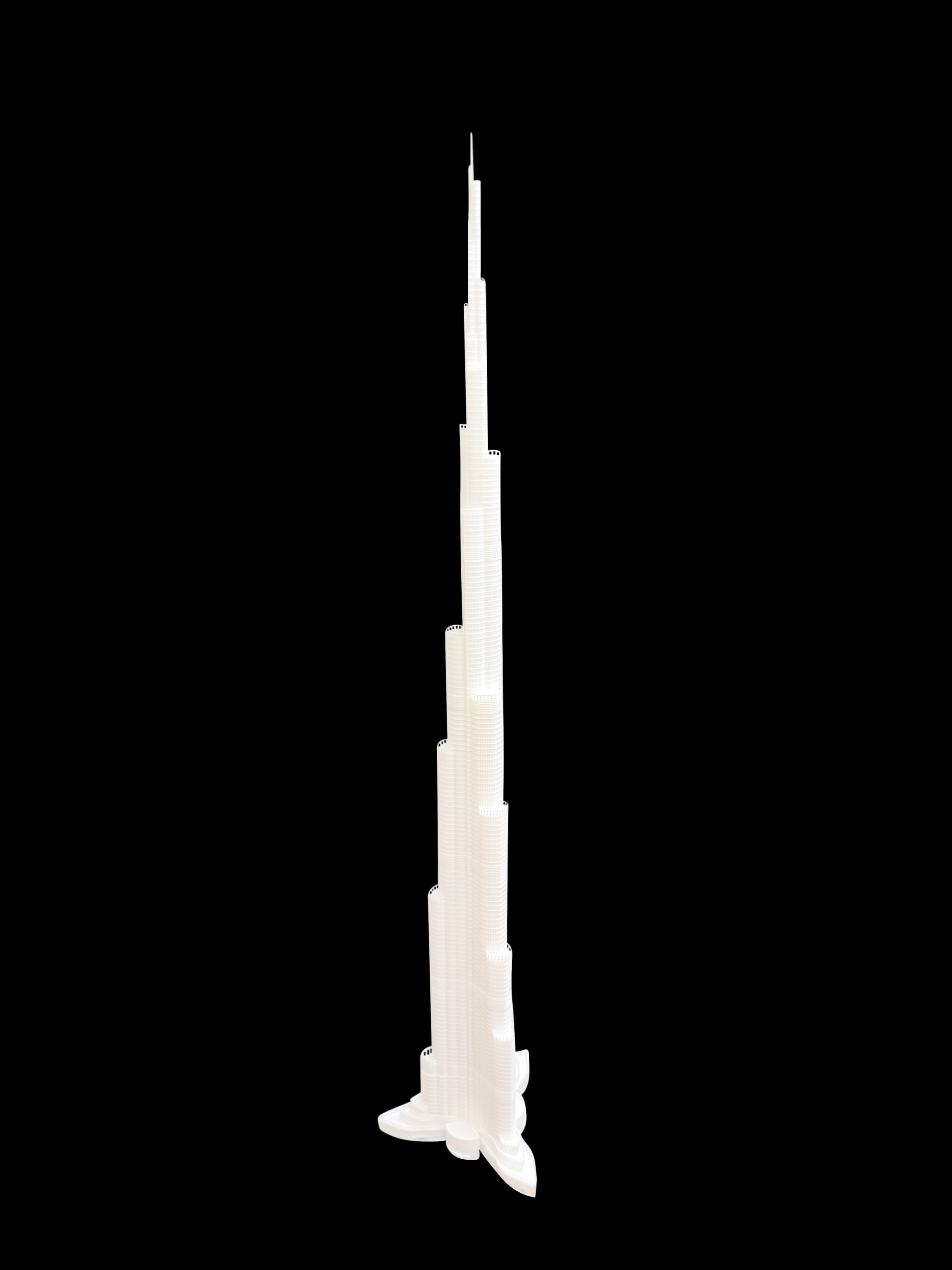 3D printed Burj Khalifa model