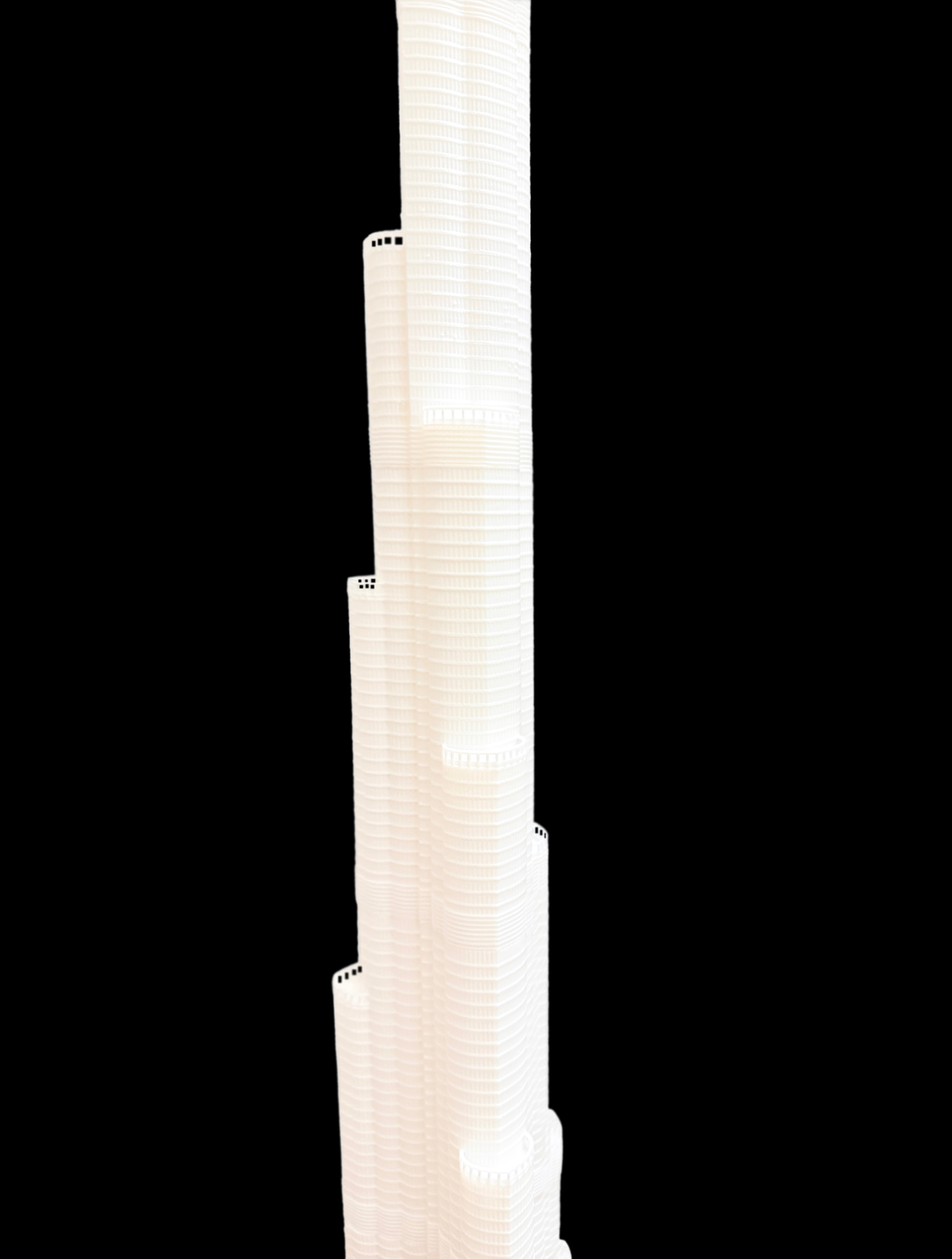 3D printed Burj Khalifa model