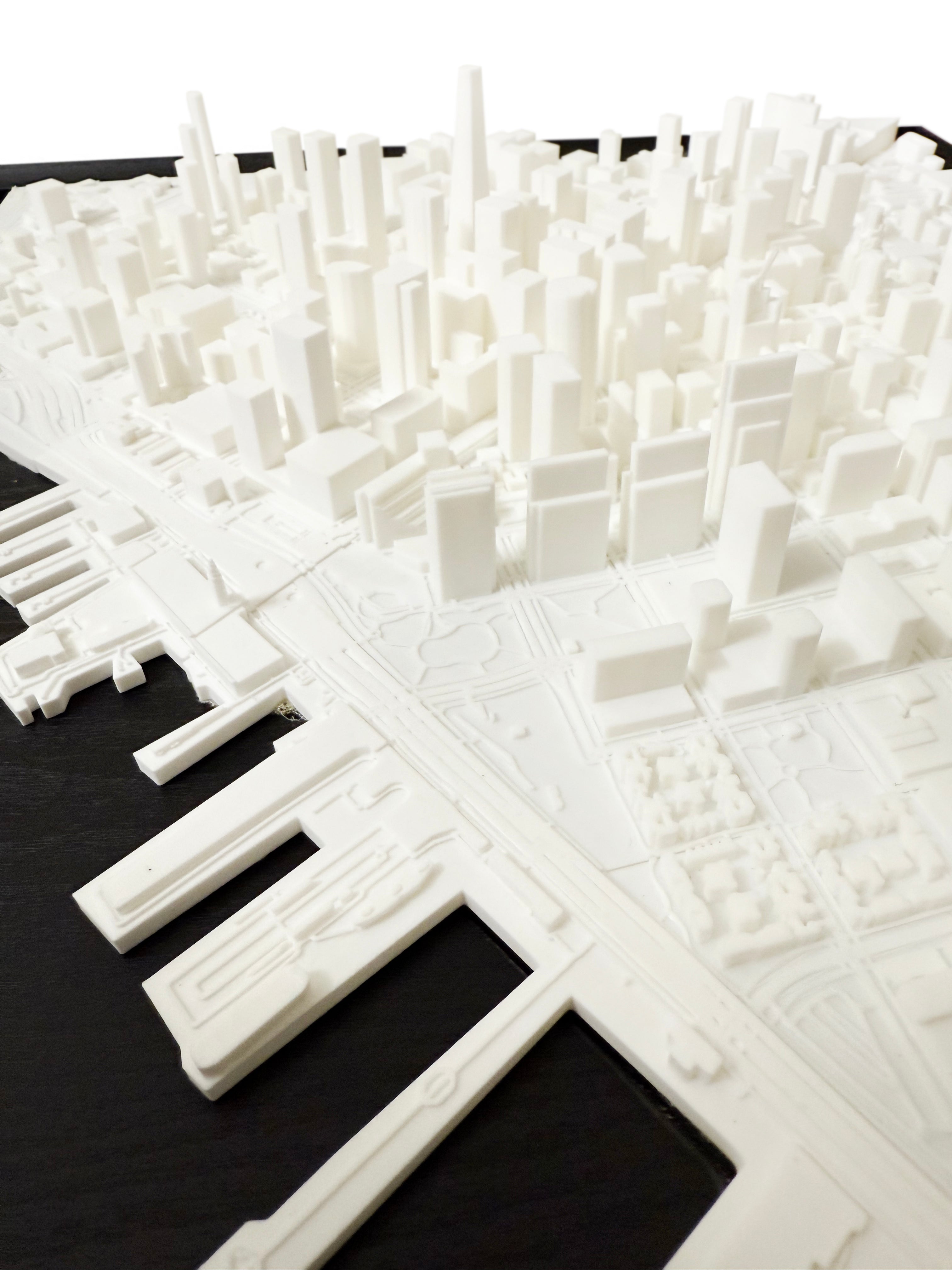San Francisco 3d printed map (20x20)