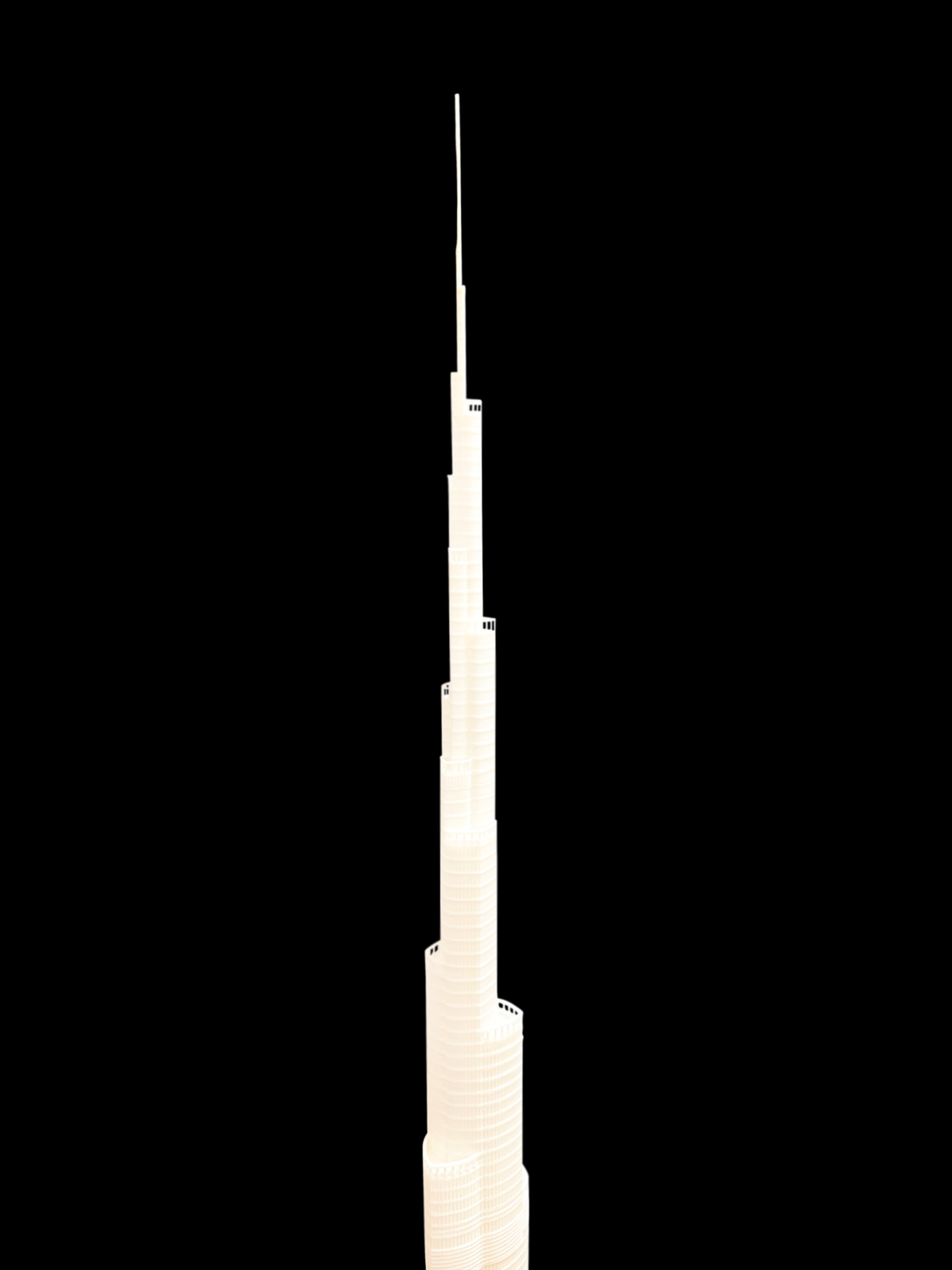 3D printed Burj Khalifa model