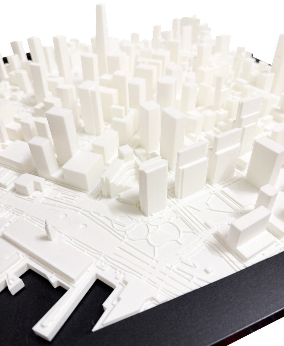 San Francisco 3d printed map (20x20)